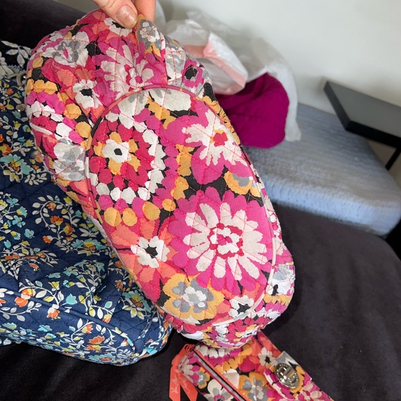 Orange and pink Vera Bradley purse and wallet - Picture 4 of 5